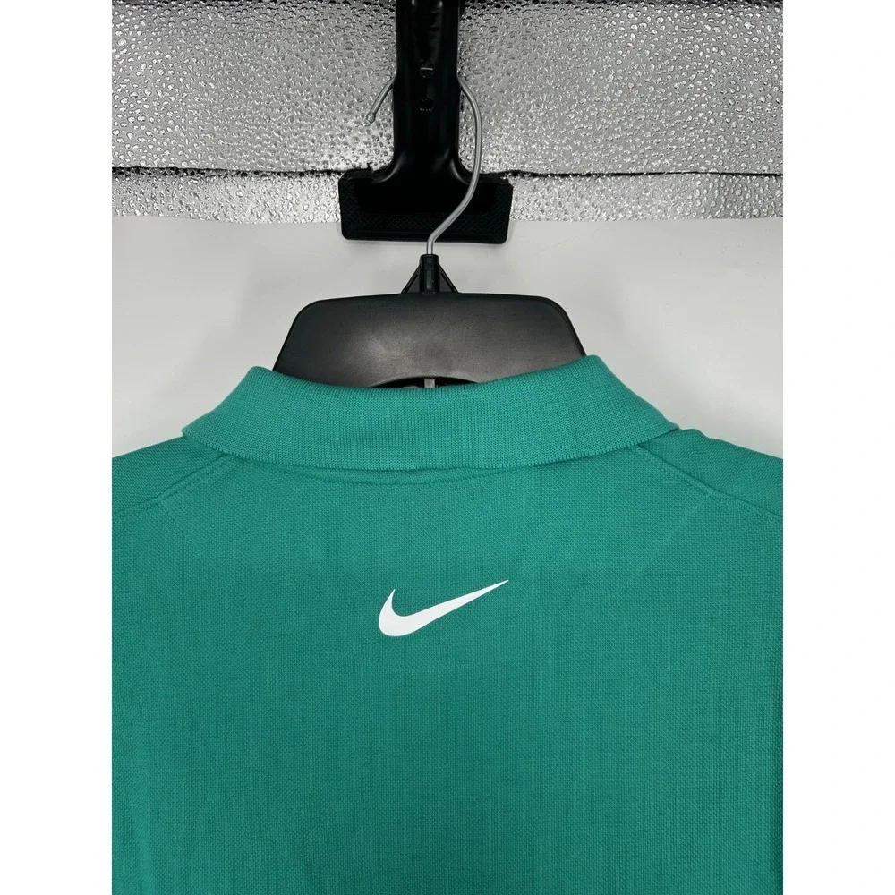 Nike Golf Polo Shirt Mens LT Large Tall Green Dri Fit Performance AT6111-370
